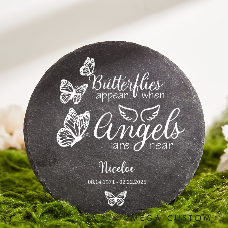 Personalized Memorial Garden Stone Bereavement Grief Loss Memorial Remembrance Loved Ones Home Garden Decor Keepsake
