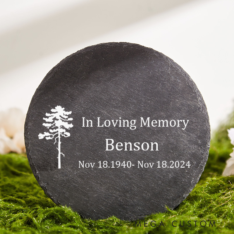 Personalised Memorial Garden Sympathy Gifts for Loss of Loved One Memorial Garden Slate Marker in Memory of Loved One Gifts Bereavement Gift
