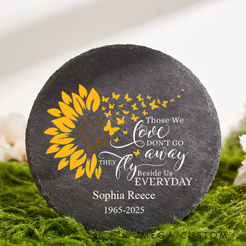 Personalized Memorial Stone Tree Cardinal Family Loss Sympathy Gift for Loss of Loved One Bereavement Gift Funeral Gift Cardinal Custom Memorial Gift