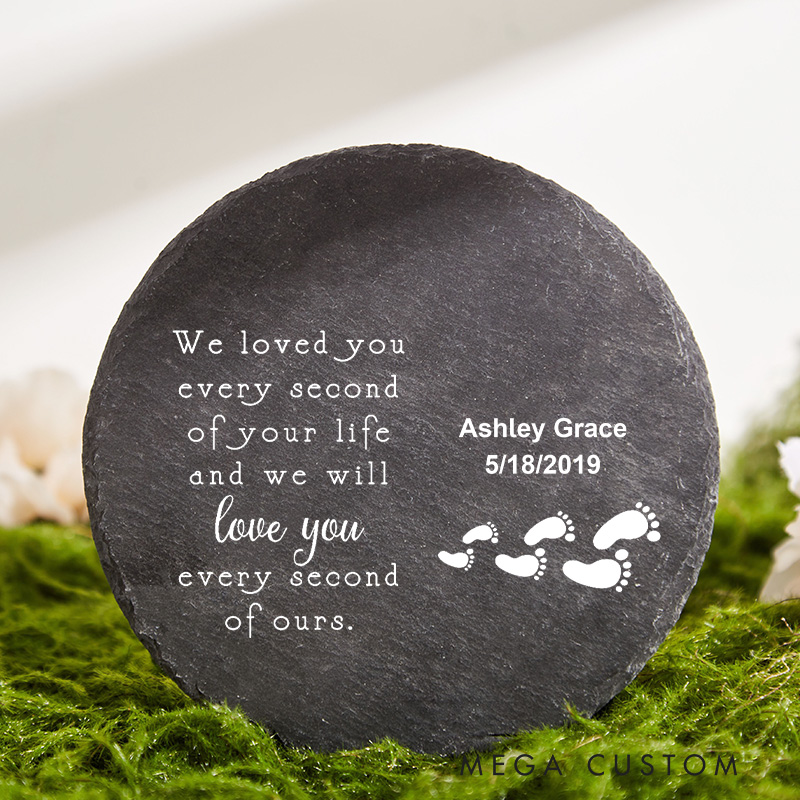 Personalized Baby Loss Memorial Stone Miscarriage Stillborn Memorial Gift Baby Remembrance Stone Infant Loss Gift Angel Baby Keepsake