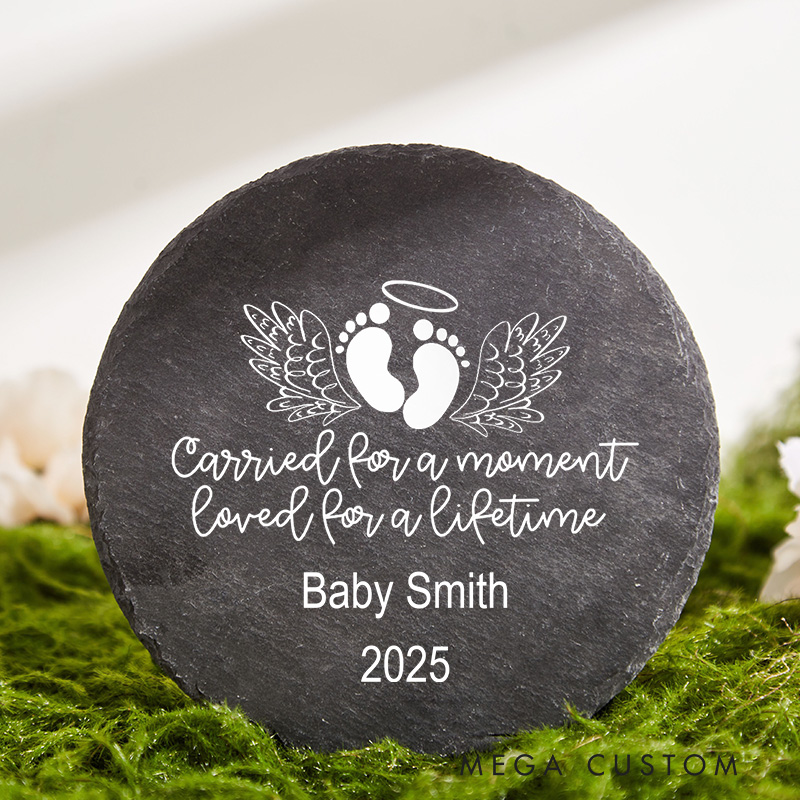 Personalized Baby Loss Stone Miscarriage Memorial Stone Infant Loss Gift for Mothers Memorial Keepsake Infant Loss Sympathy Gift Grave Markers 