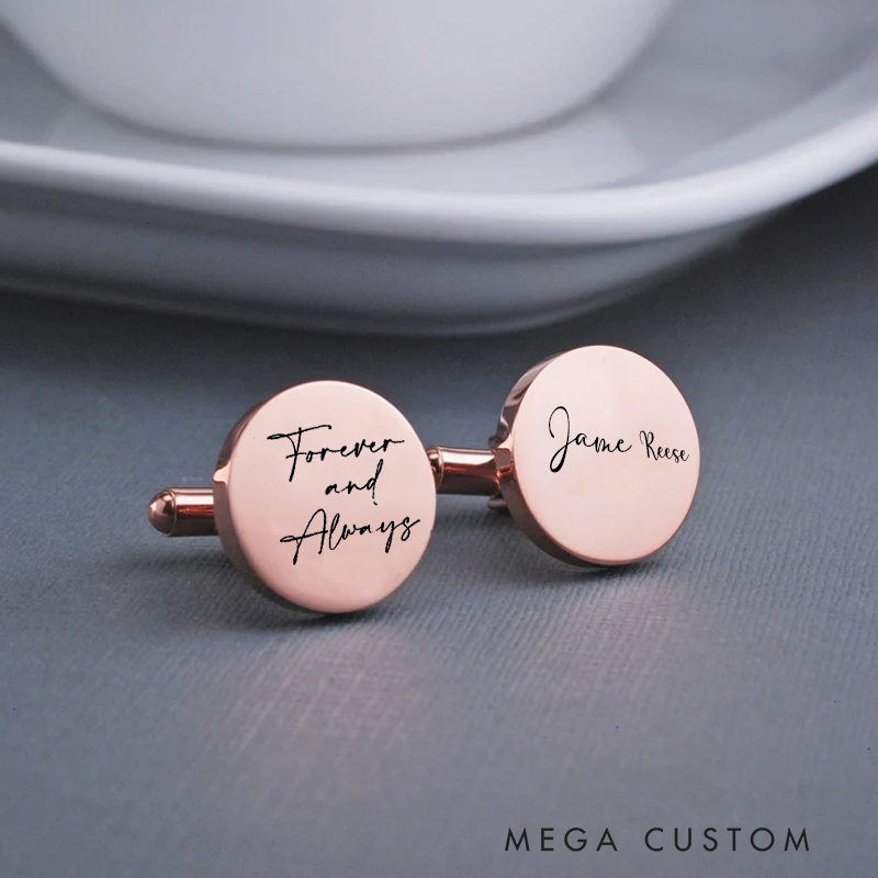 Personalized Memorial Cufflinks in Loving Memory Cufflinks Unique Wedding Gifts Father of the Bride Gift Remembrance Sympathy Gift 
