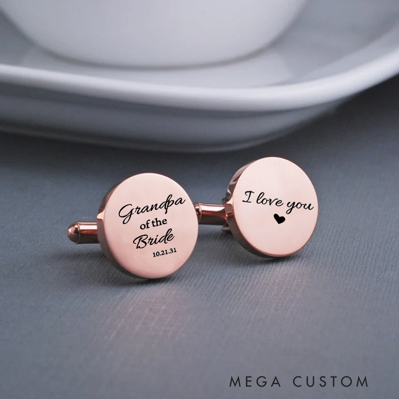 Personalized Memorial Photo Cufflinks Wedding Photo Cufflinks Father of the Bride Gift Groom Cufflinks Gift for Groom In Memory of Loved One Gifts