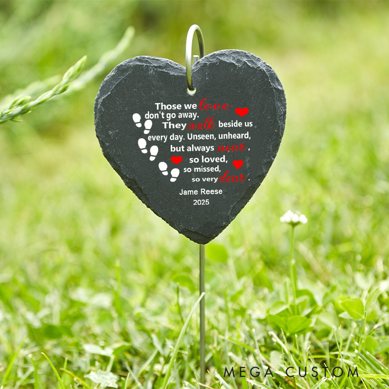 Personalized Memorial Grave Marker for Loss of Loved One in Loving Memory Keepsake Custom Sympathy Gift Garden Marker Remembrance Gift