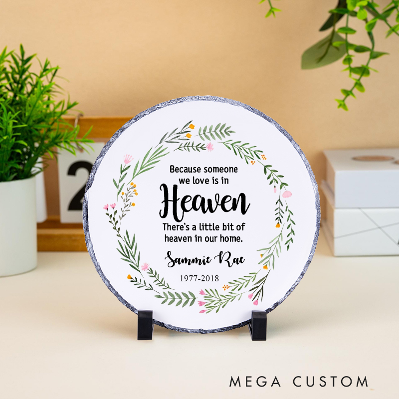 Personalized Memorial Plaque in Loving Memory Remembrance Memorial Gift Sympathy Gift Bereavement Gift