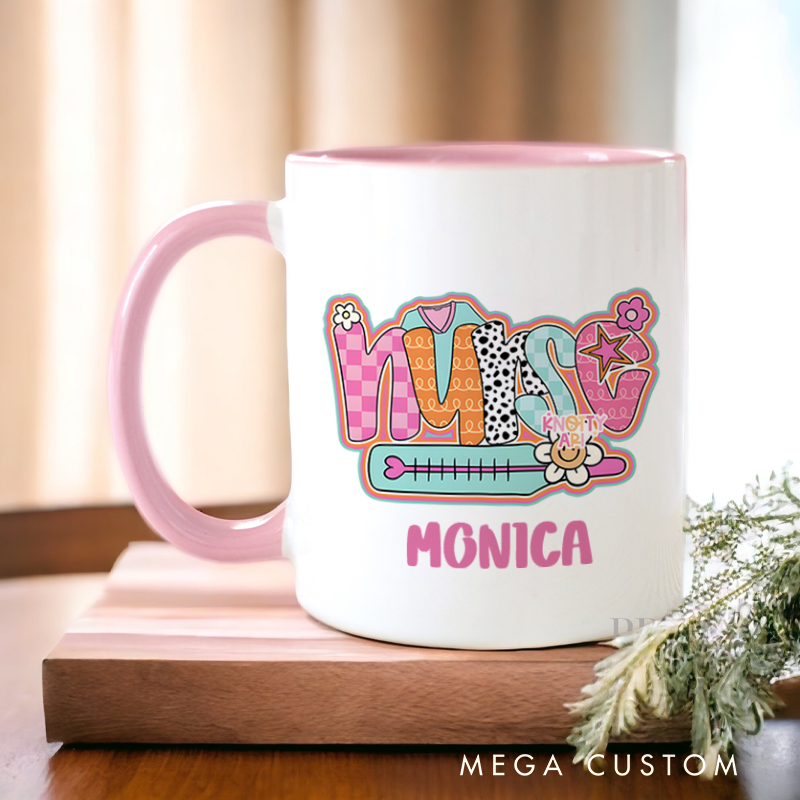 Personalized Nurse Mug Nurse Fun and Fabulous Design Coffee Mug Gift