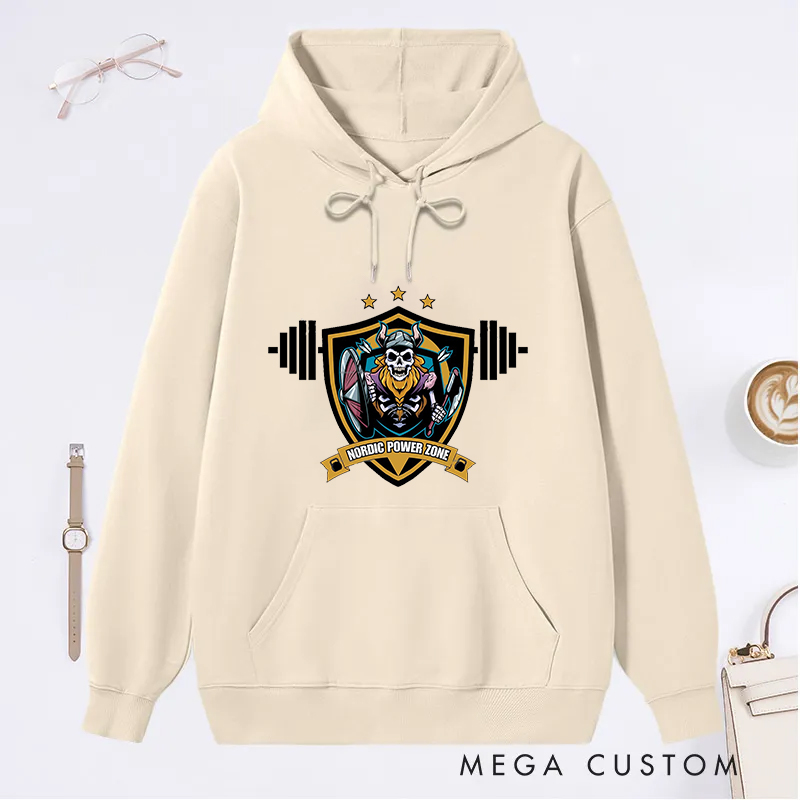 Personalized Fitness Classic Hoodies with Strength and Honor Design for Fitness Enthusiasts Bodybuilders and Gym Lovers