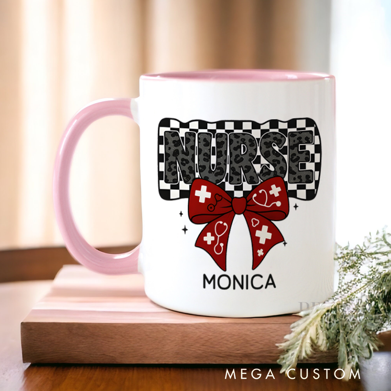 Personalized Nurse Mug Nurse with Style Design Coffee Mug Gift