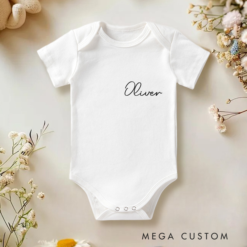 Personalized I Am Fearfully and Wonderfully Made Baby Onesie Coming Home Gift