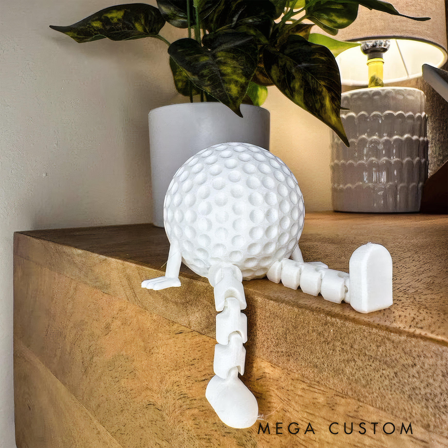 Personalized Basketball Football Volleyball Sports Ball Themed Figurines Creative 3D Printed Decorations