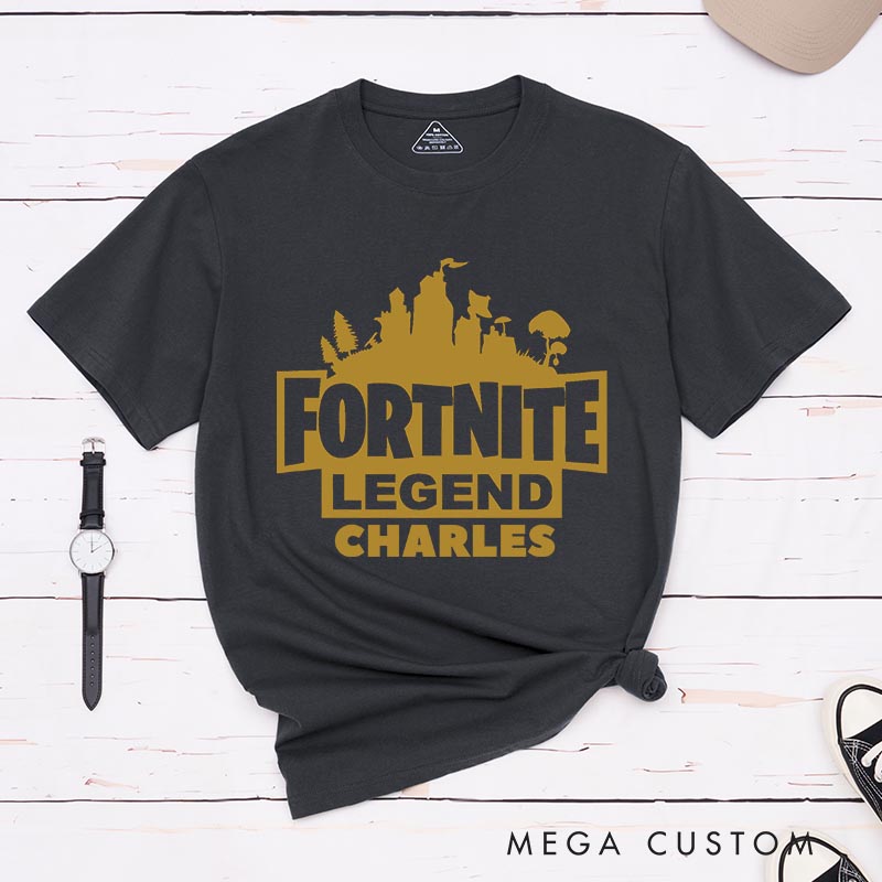Personalized the Legend Classic T-Shirts FPS Video Game Tshirt Fantasy Game Shirt