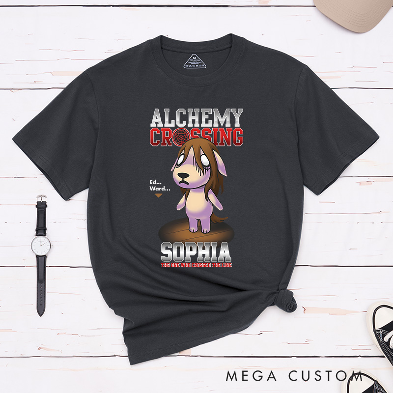 Personalized Alchemy Crossing Classic T-Shirts Video Game Tshirt Island Building Game Shirt
