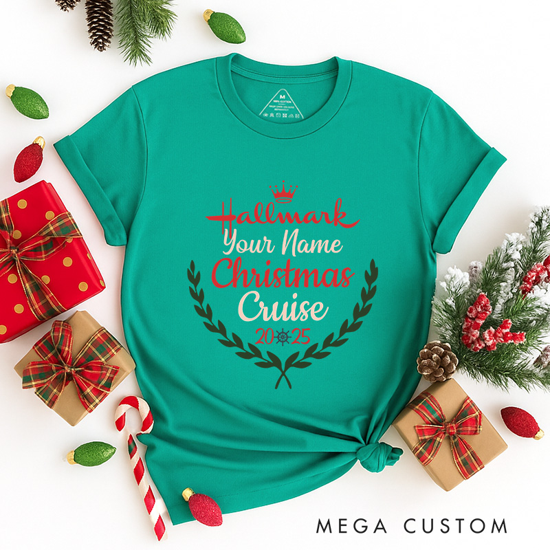 Personalized Classic Christmas Movie Inspired Movie Watching Cruise Christmas Family Matching Classic T-Shirts Group Tshirts Movie Holiday Shirt
