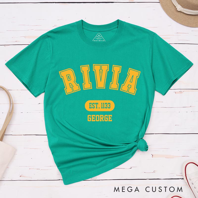Personalized Rivia University Witcher Classic T-Shirts Video Game Tshirt Geek Gaming Nerd Shirt