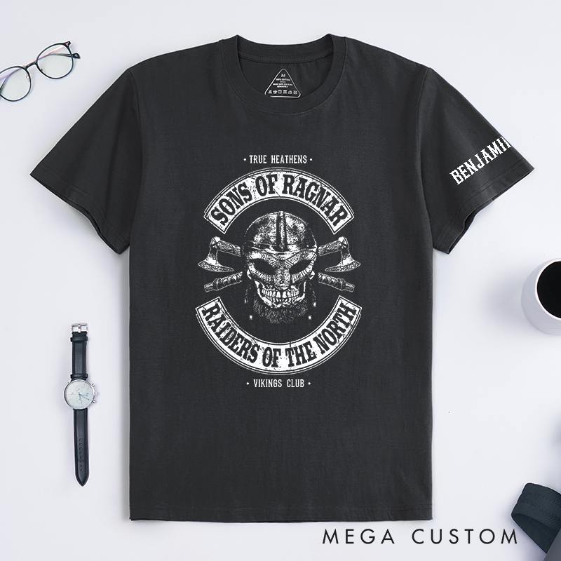 Personalized Vikings Club Movie Classic T-Shirts Retro Film Fan Tshirt for Him Movie Lovers