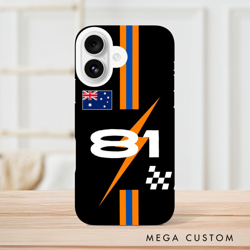 Personalized Number Formula Racing iPhone Case Custom Car Lovers iPhone Case