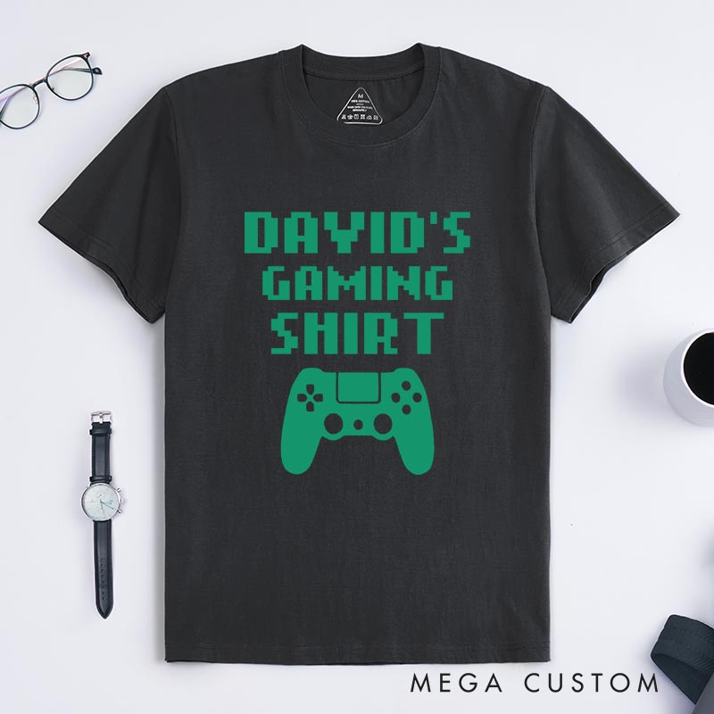 Personalized Your Gaming Shirt Game Classic T-Shirts Video Game Tshirt Geek Gaming Nerd Shirt