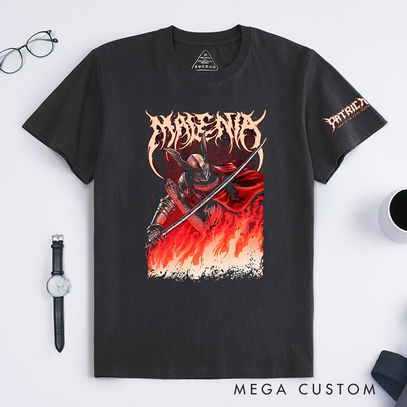 Personalized Malenia Game Classic T-Shirts Video Game Tshirt Soulslike Shirt Halloween