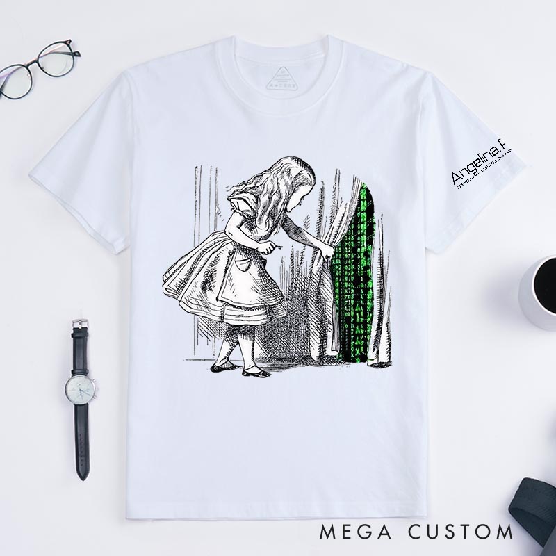Personalized Alice and the Futuristic Dream Movie Classic T-Shirts Sci-fi Movie Tshirt