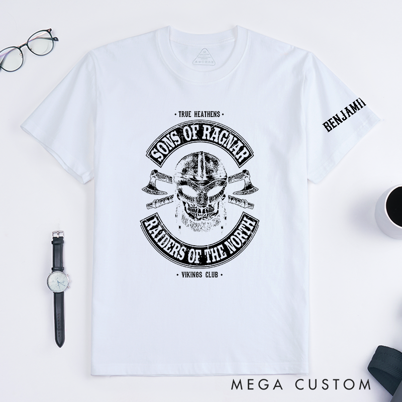 Personalized Vikings Club Movie Classic T-Shirts Retro Film Fan Tshirt for Him Movie Lovers