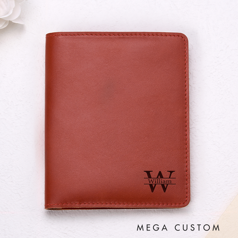 Personalized Leather Passport Custom Wallet Passport wallet with Name Leather Passport Holder Passport Covers Travel Gift Travel Accessories
