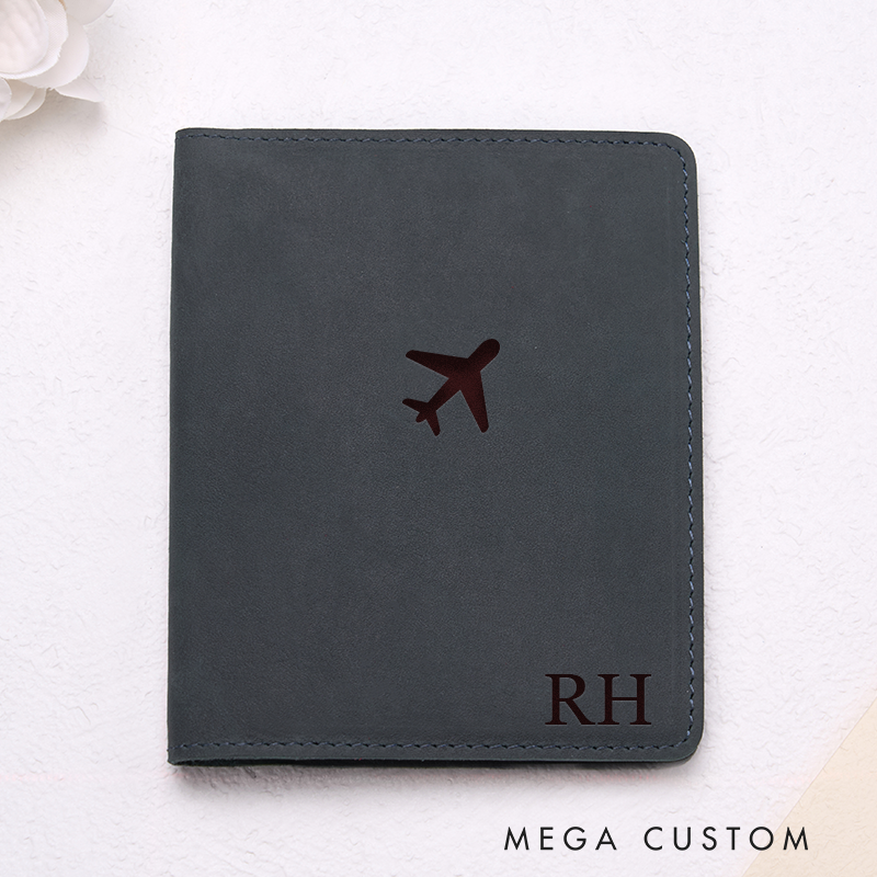 Personalized Leather Passport Custom Wallet Passport wallet with Name Leather Passport Holder Passport Covers Travel Gift Travel Accessories