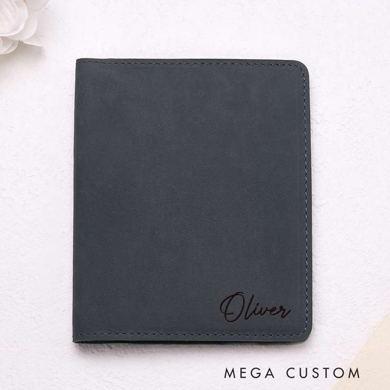 [Copy]Personalized Leather Passport Custom Wallet Passport wallet with Name Leather Passport Holder Passport Covers Travel Gift Travel Accessories