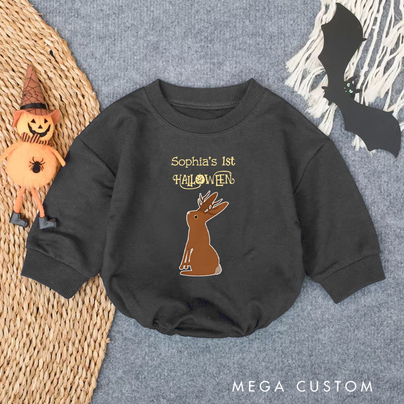 Personalized Halloween Trick or Treat Custom Baby Bodysuit