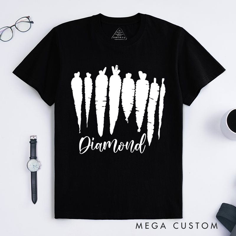 Personalized Carrot Classic T-Shirts Food Shirt Vegetable Shirt Foodie Gift Gardening Gift Farmer Gift Plant Lover Gift