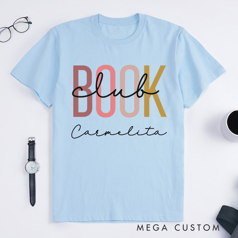 Personalized Book Club Classic T-Shirts Booktrovert Shirt Book Lover Shirt Bookish Gift Book Lover Gift Funny Reading Shirt Reader Gift
