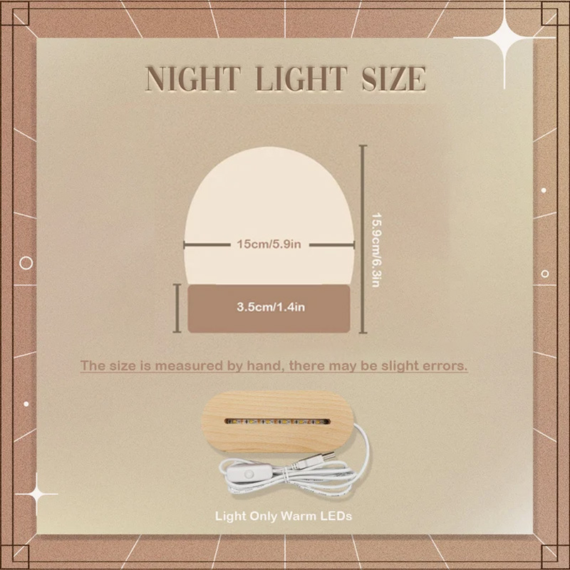 Personalized Baby Night Light  Birthday Gift for Baby Nursery Baby Room Name Sign Gift