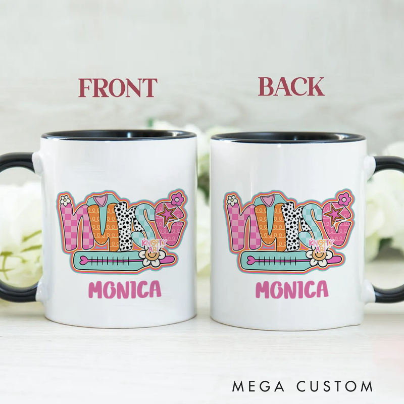 Personalized Nurse Mug Nurse Fun and Fabulous Design Coffee Mug Gift