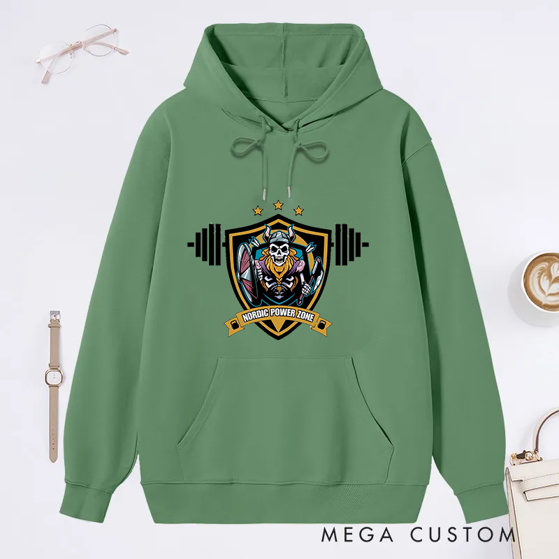 Personalized Fitness Classic Hoodies with Strength and Honor Design for Fitness Enthusiasts Bodybuilders and Gym Lovers