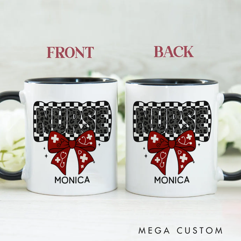 Personalized Nurse Mug Nurse with Style Design Coffee Mug Gift