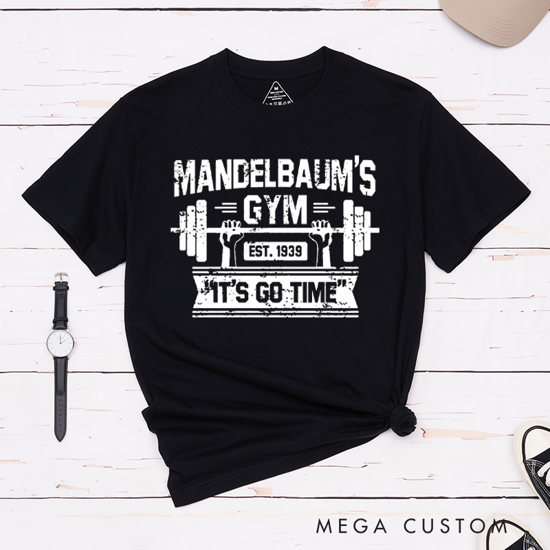 Personalized Vintage T-Shirt with Iconic Barbell and Motivational Theme for Fitness Enthusiasts Bodybuilders and Gym Lovers