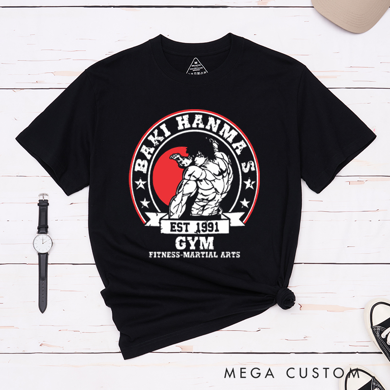 Personalized Martial Arts Fitness T-Shirt with Iconic Martial Artist Graphic for Fitness Enthusiasts Bodybuilders and Gym Lovers