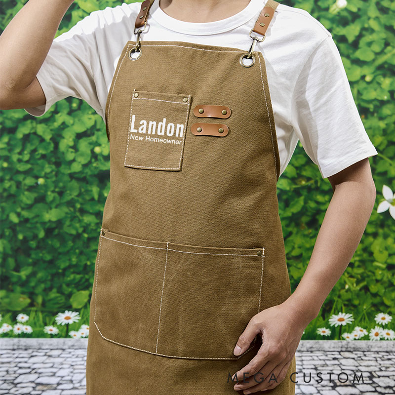 Personalized Housewarming Apron Unique Kitchen Gift for New Homeowners Perfect for Cooking Baking BBQ Housewarming Parties Gifts Father's Day Gifts