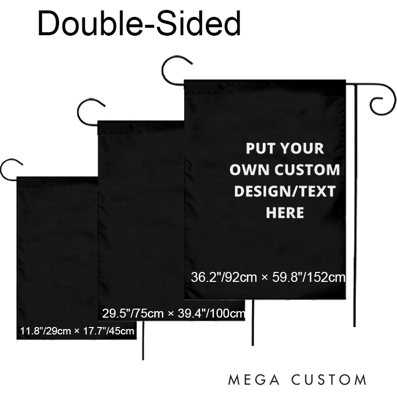 Personalized Garden Flag Garden Decor Double-Sided - Add Your Photo Or Text Gardening Lovers Gift Gardener Gift