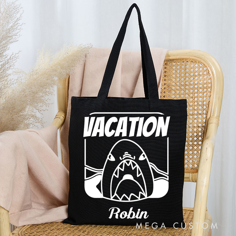 Personalized Vacation Tote Bag Gift for Traveling Lovers Funny Vacation Gift  Beach Vacation Gift