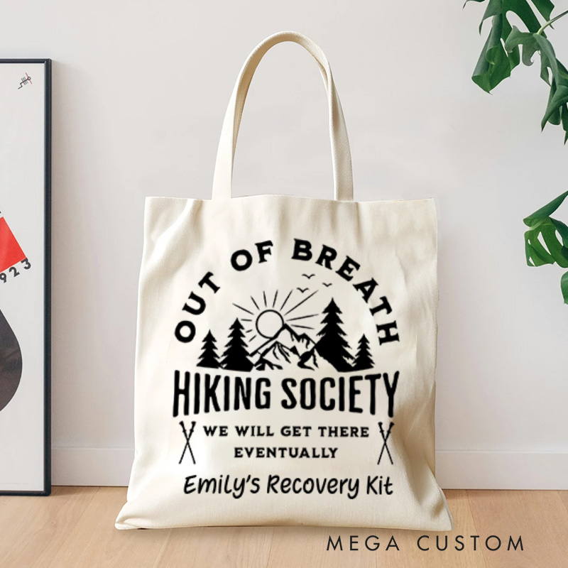 Personalized Adventure Outdoor Lover Tote Bag Nature Enthusiasts Bag Gift for Camping Hiking Traveling