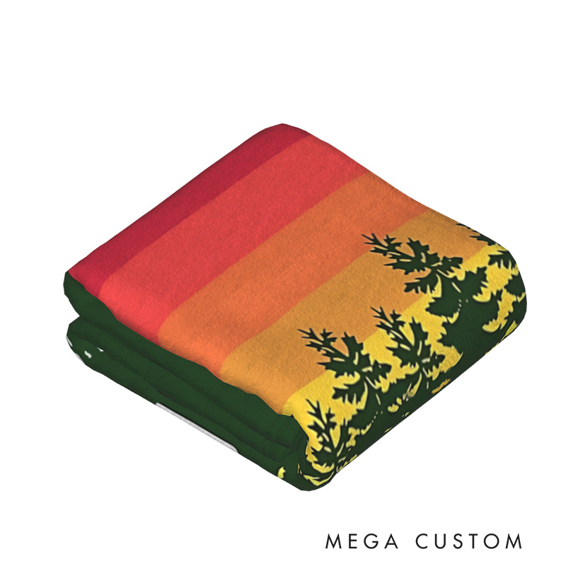 Personalized Outdoor Adventure Enthusiasts Throw Blanket Nature Travel Lovers Blanket Gift for Camping Hiking Lovers