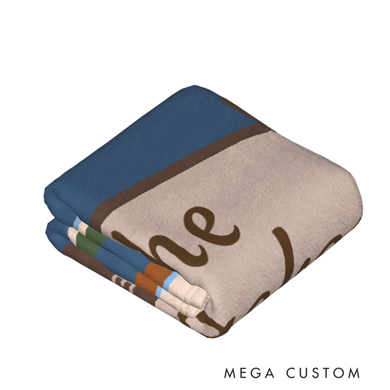 Personalized National Park Throw Blanket Adventure Nature Lover Blanket Gift for Travel Hiking Lovers