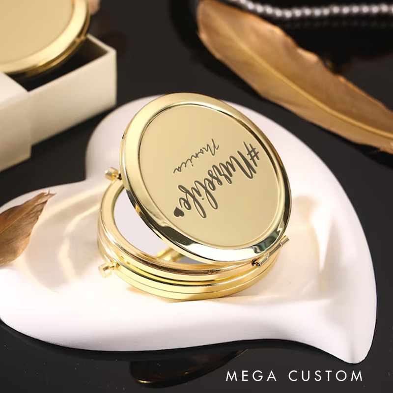 Personalized Nurse Compact Mirror Engraved Compact Mirror Pocket Mirror For Her Nurse Appreciation Gift 