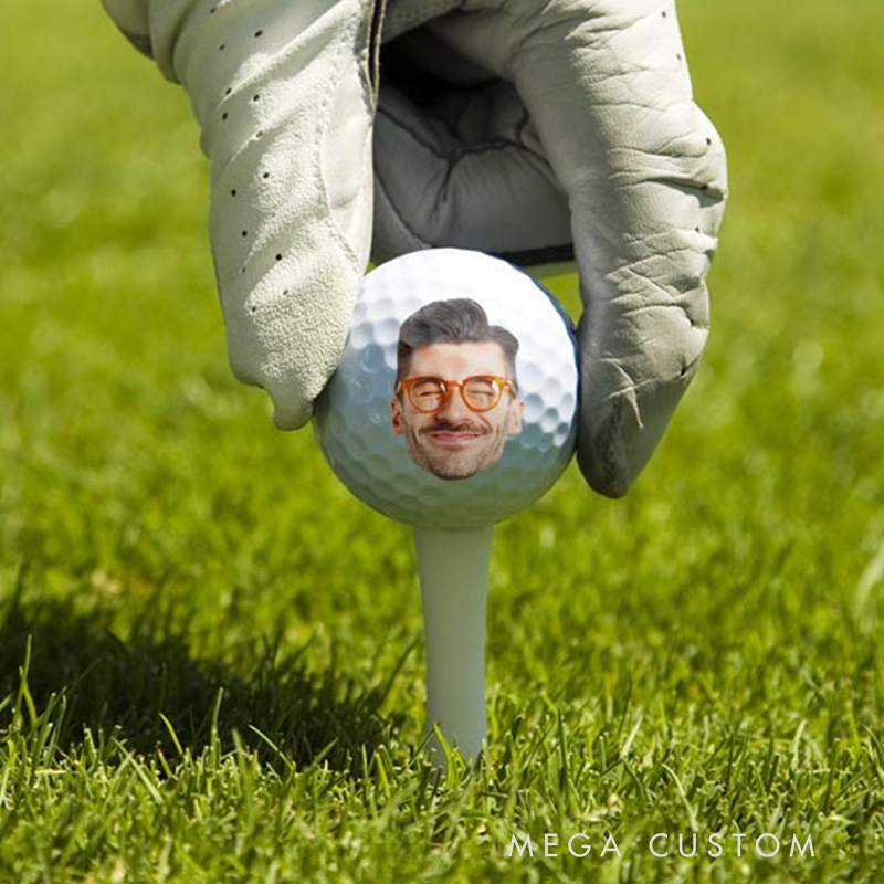 Personalized "If Found, Return to This Guy" Golf Ball with Photo  