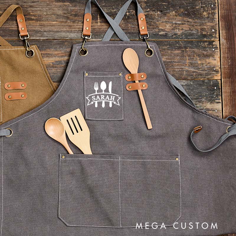 Personalized Housewarming Apron Perfect Gift for New Homeowners Cooking Enthusiasts and Kitchen Lovers Father's Day Gifts Dad Gift