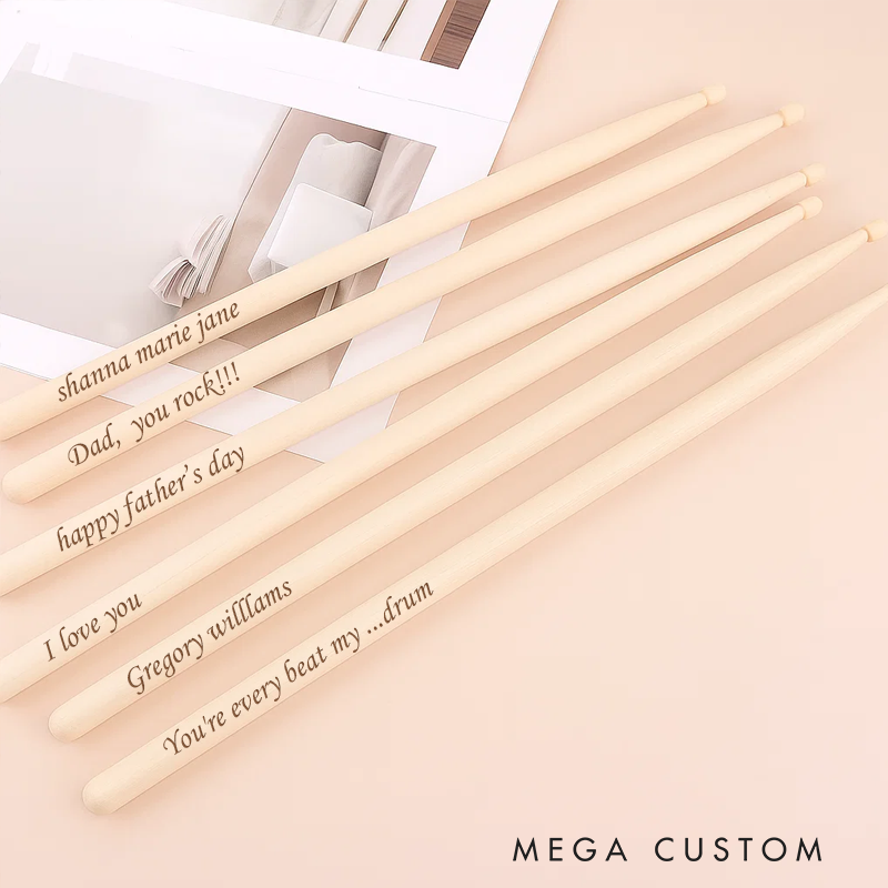 Personalized Custom Drum Sticks and Design a Truly Unique Present