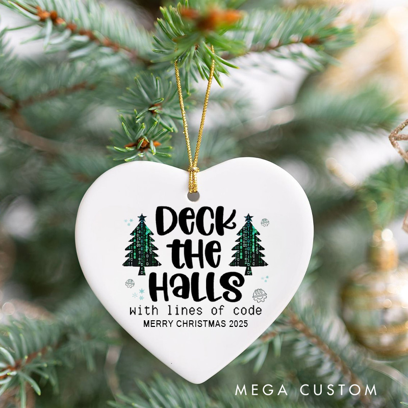 Personalized Programmer Technology Enthusiast Christmas Ornament Gift for Computer Geek Nerd