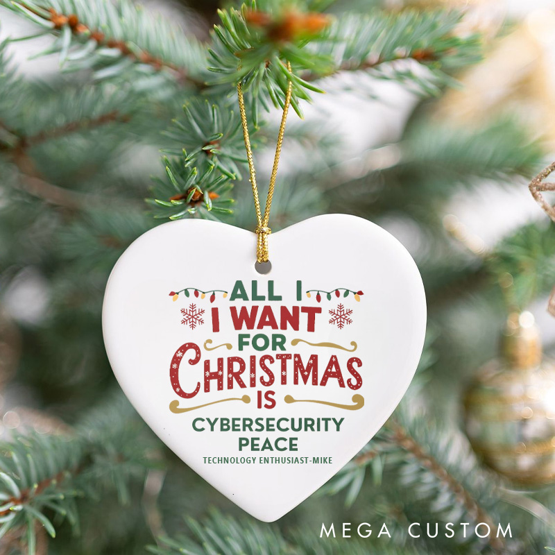 Personalized Computer Programmer Technology Lovers Christmas Ornament Gift for Geek IT