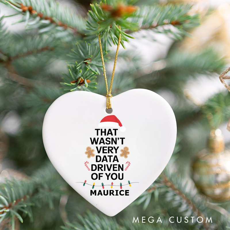 Personalized Data Enthusiasts Christmas Ornament Programmer Computer Christmas Ornament Gift for Geek Nerd