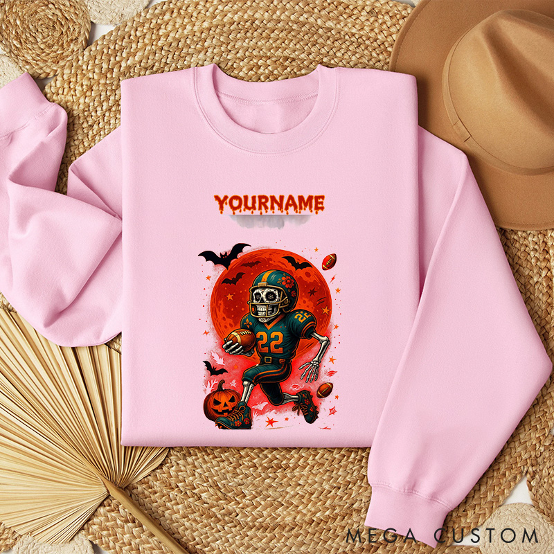 [Copy]Personalized “Tis' the Season“ American Football Sweatshirt with Custom Your Name and Number